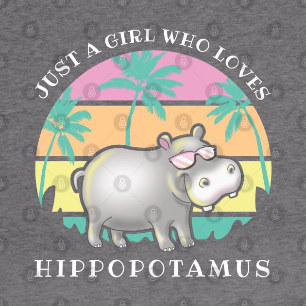 Hippopotamus Girl loves hippos by PnJ